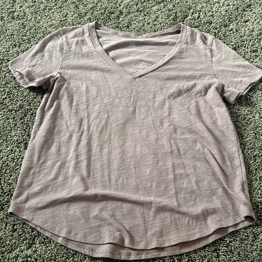 Purple American Eagle V-neck